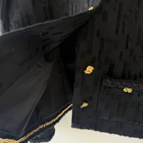 Wool Tweed Schwarz