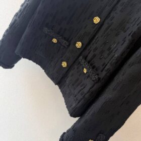 Wool Tweed Schwarz