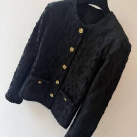 Wool Tweed Schwarz