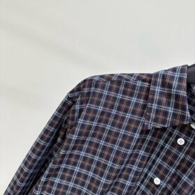 Plaid Blau/Kakaobraun