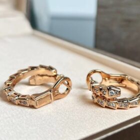 Serpenti Viper Ohrringe Rosegold
