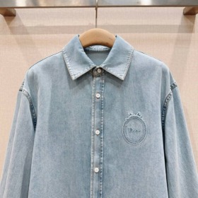Médaillon Stonewashed Cotton Hellblau