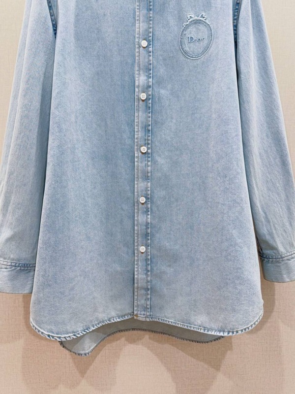 Médaillon Stonewashed Cotton Hellblau