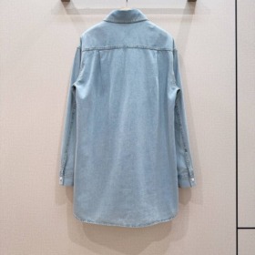 Médaillon Stonewashed Cotton Hellblau