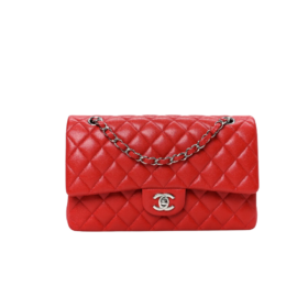 Double Flap Rot/ Silber 26 cm